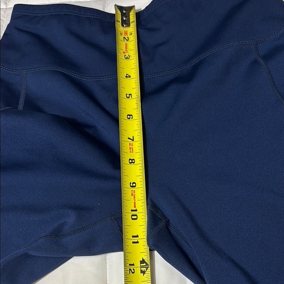 Blue Bike Shorts with Side Pockets - Picture 4 of 6